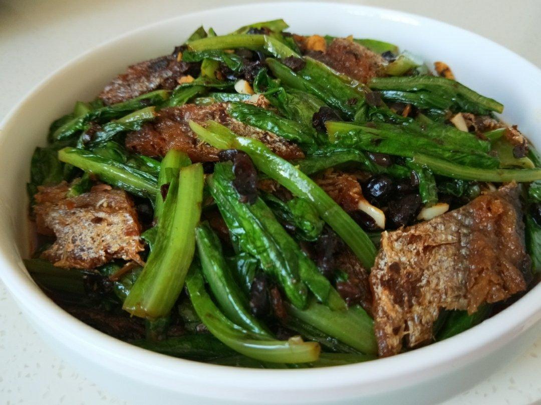 豆豉鲮鱼油麦菜