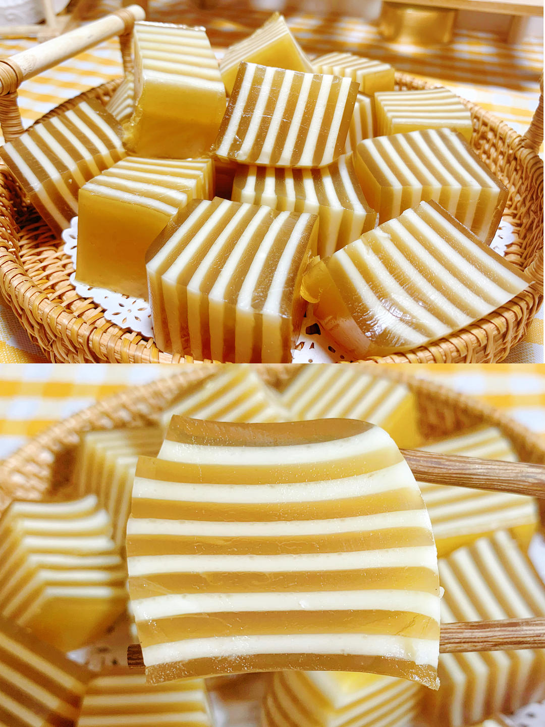 不用称~1次就成功的千层椰汁糕❗️详细教程不用称~1次就成功的千层椰汁糕❗️详细教程的做法