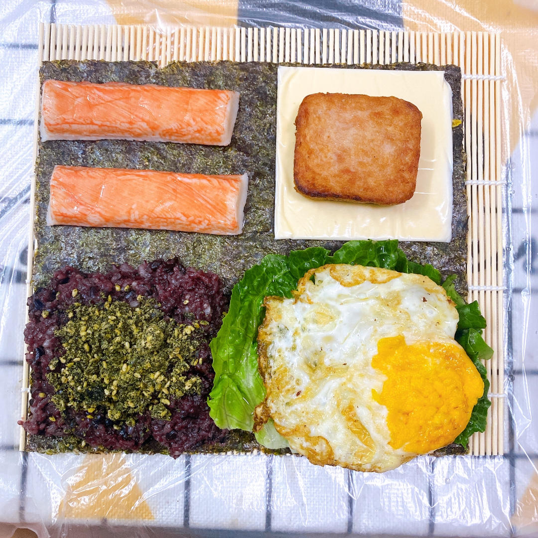 lexie乔子做的折叠饭团合集10种吃法陆续更新