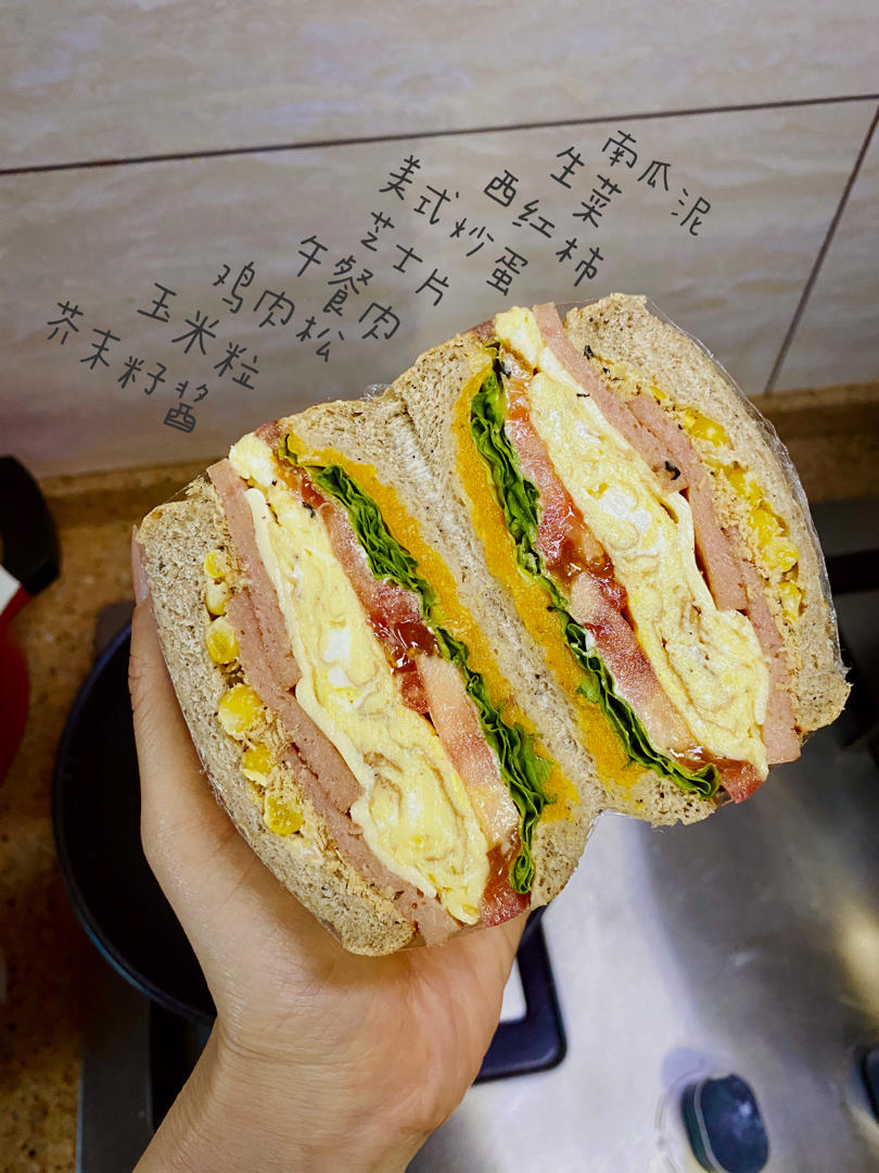 【减脂快手三明治最佳公式】