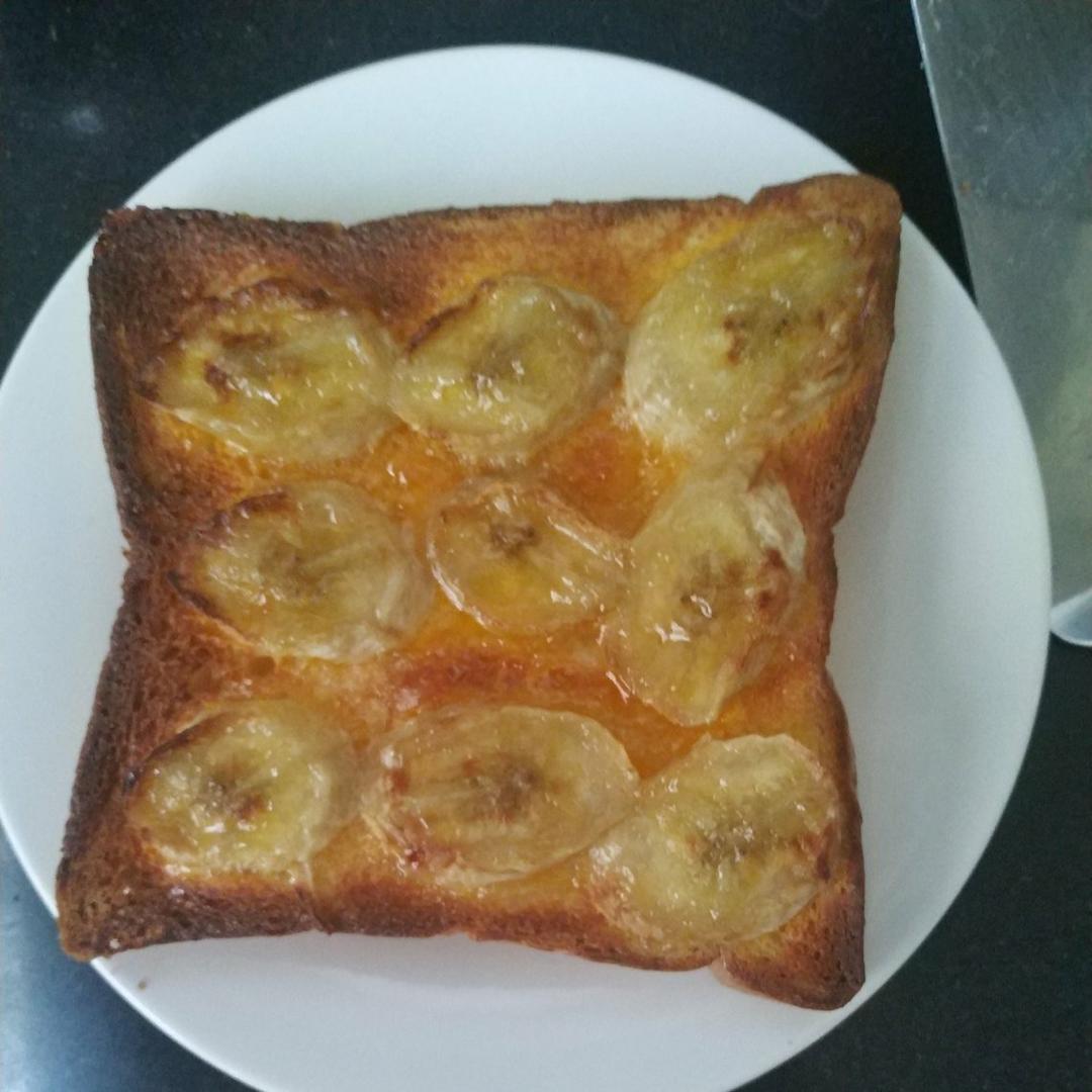 好吃到哭的香蕉烤吐司❗️酥脆香甜❗️零失败❗️