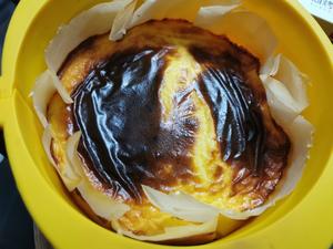 零失败 巴斯克焦香烤芝士蛋糕(生酮友好，低碳水，免水浴)的做法 步骤6