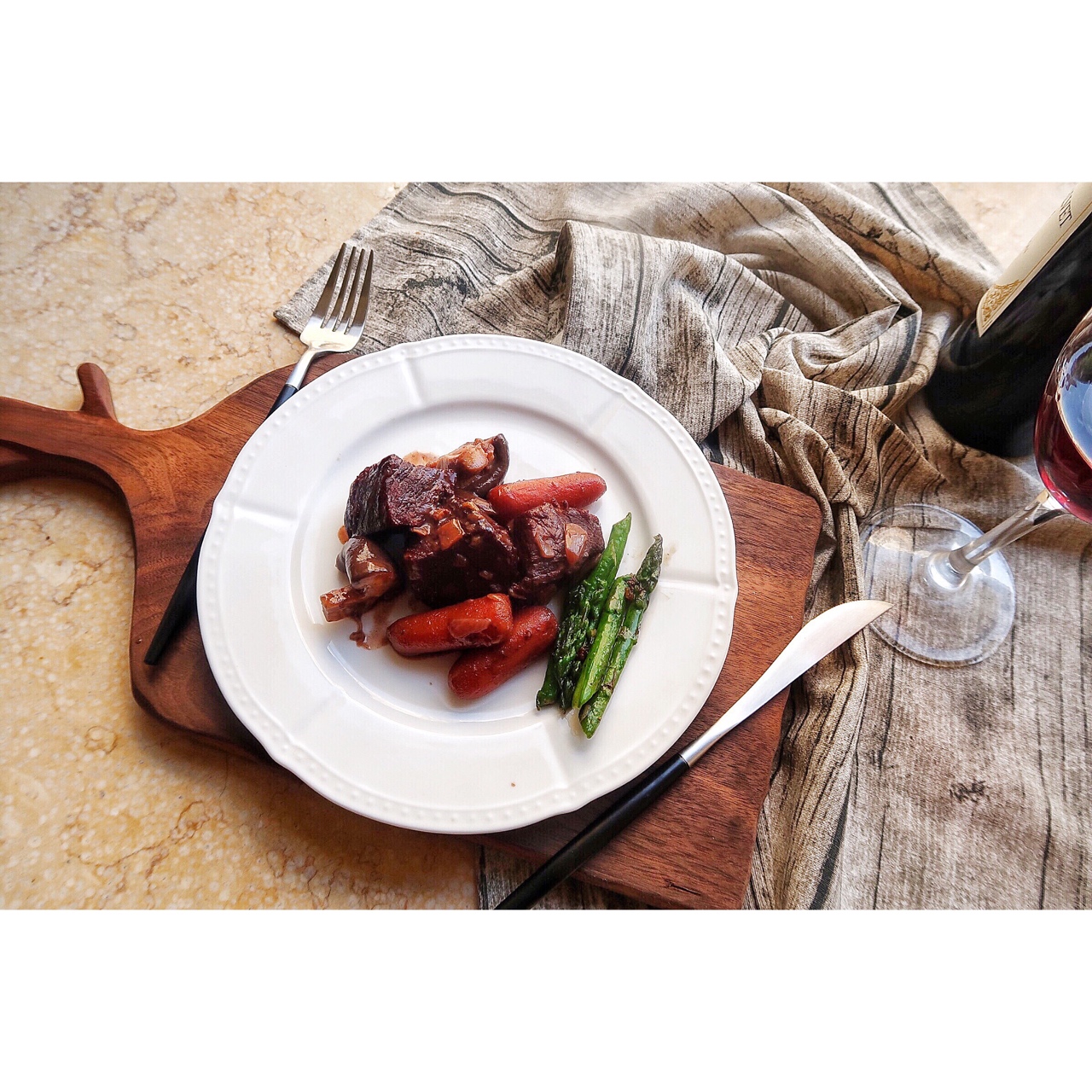 【Beef Bourguignon 】法式红酒烩牛肉