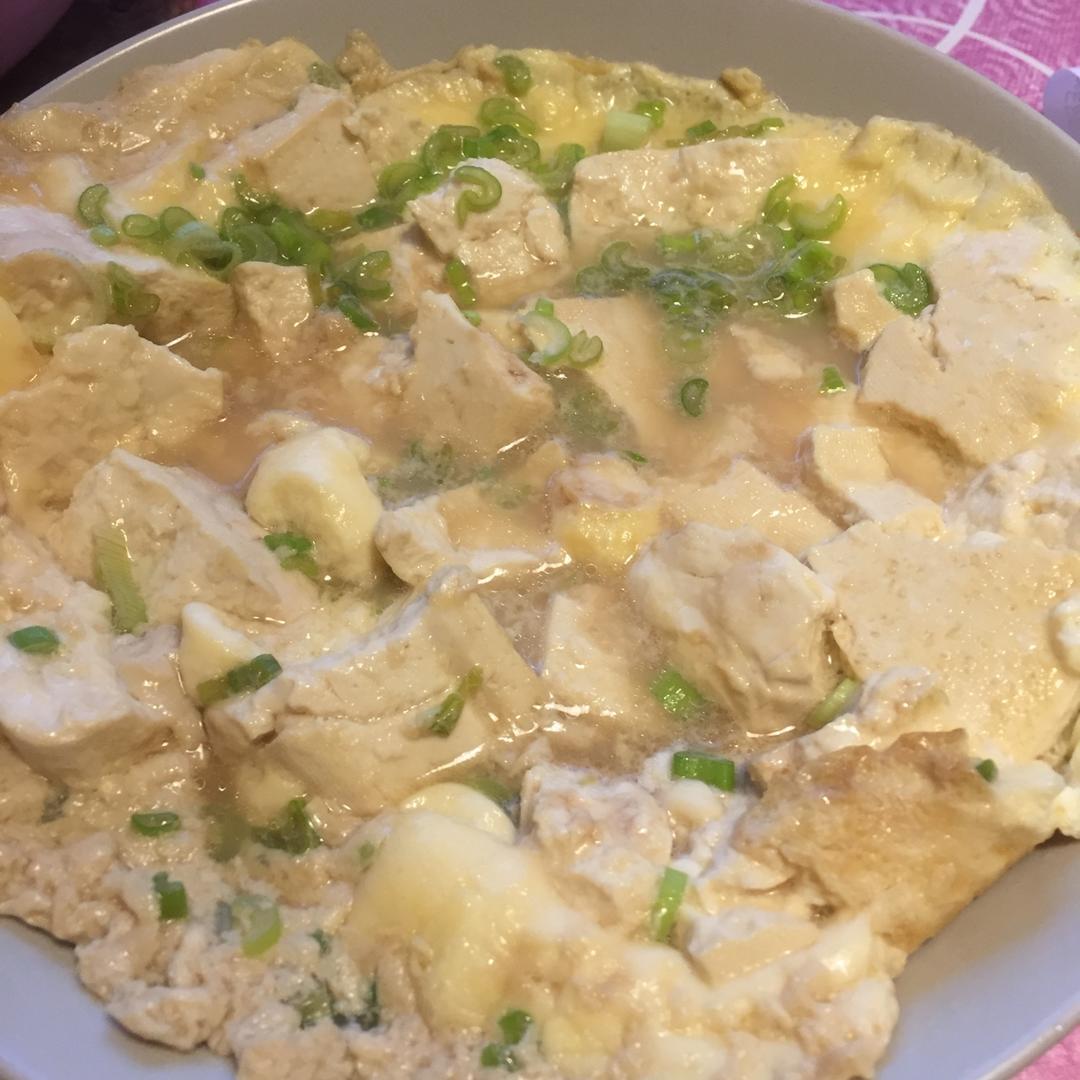 鸡蛋抱豆腐