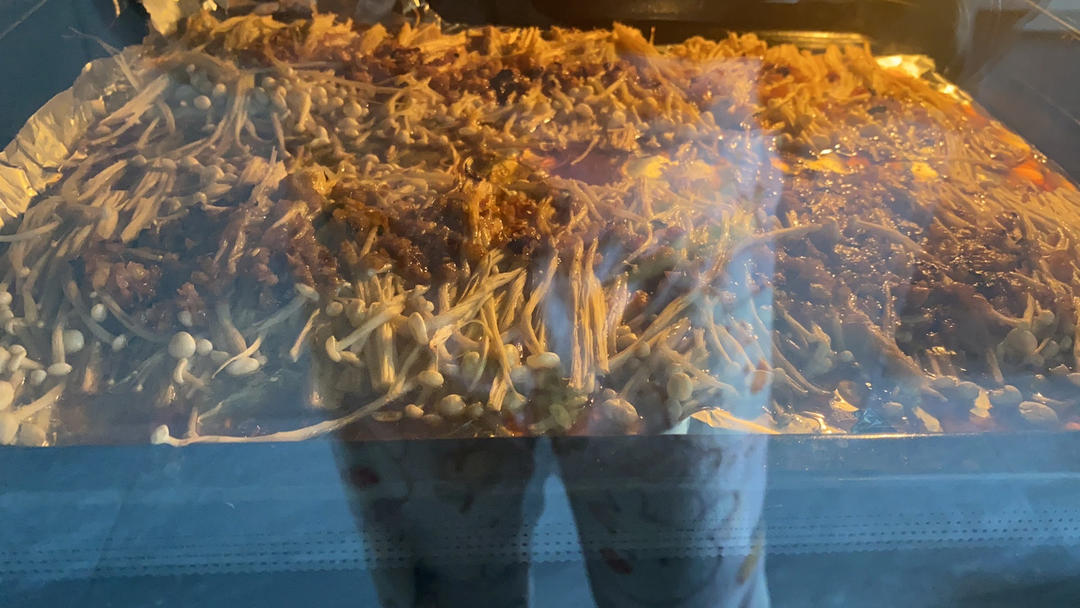 烤箱烤金针菇