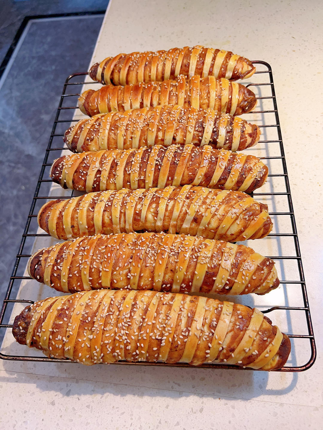 豆沙面包圈（一次发酵）