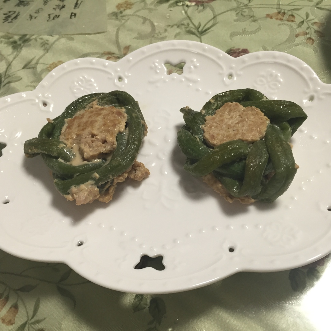 豇豆酿肉