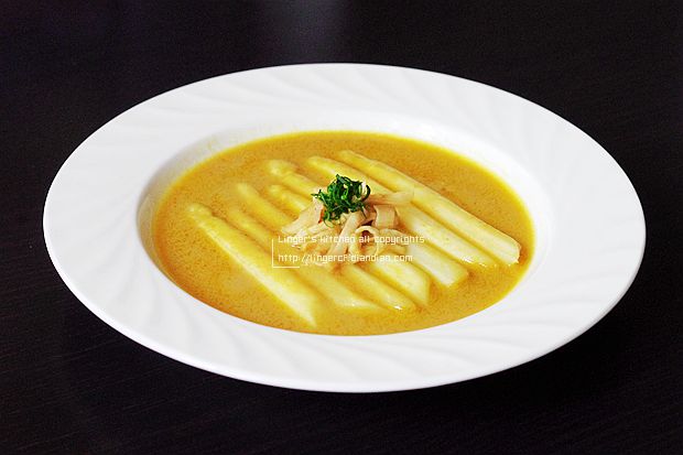 咖喱白芦笋浓汤