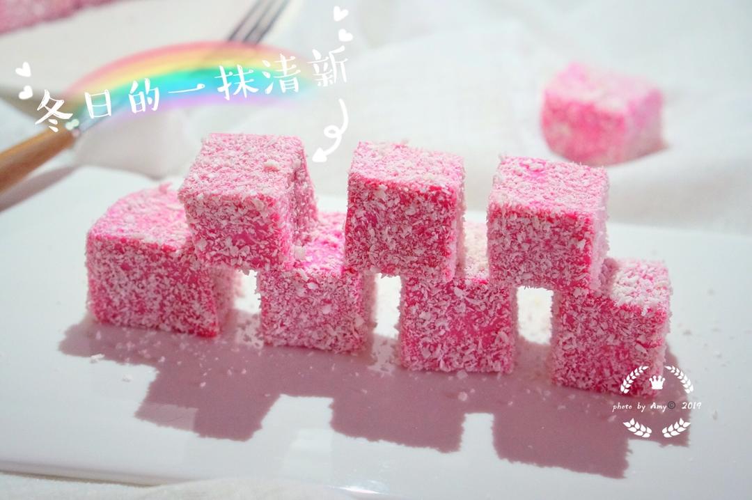 少女心爆棚的火龙果牛奶小方