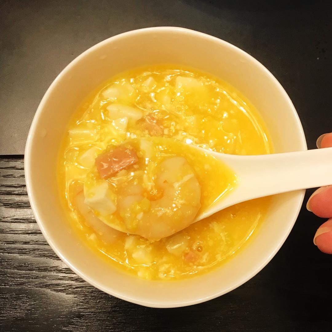 老丁的私房菜-蟹黄豆腐