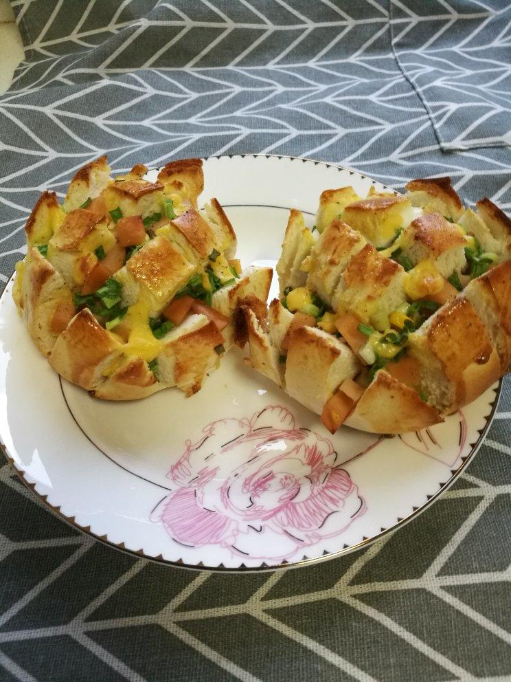 雨玲珑玉玲珑做的香脆芝士馒头