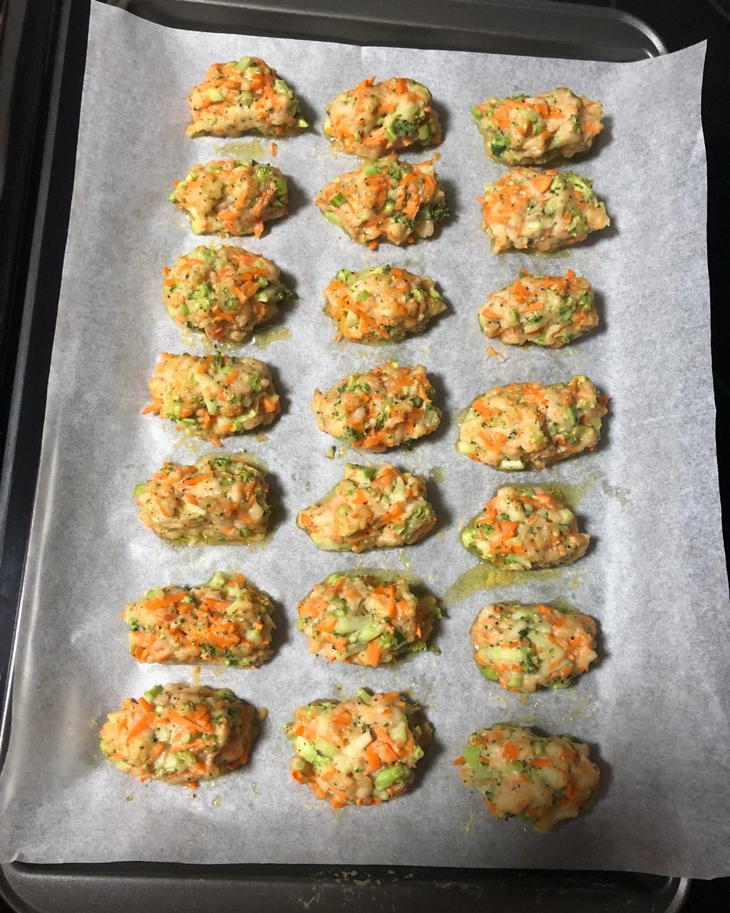 西兰花口蘑鸡肉卷