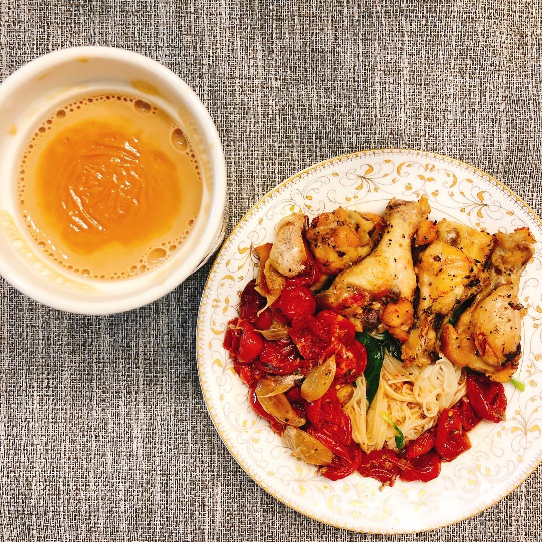 番茄大蒜香草烤鸡腿（庄祖宜）