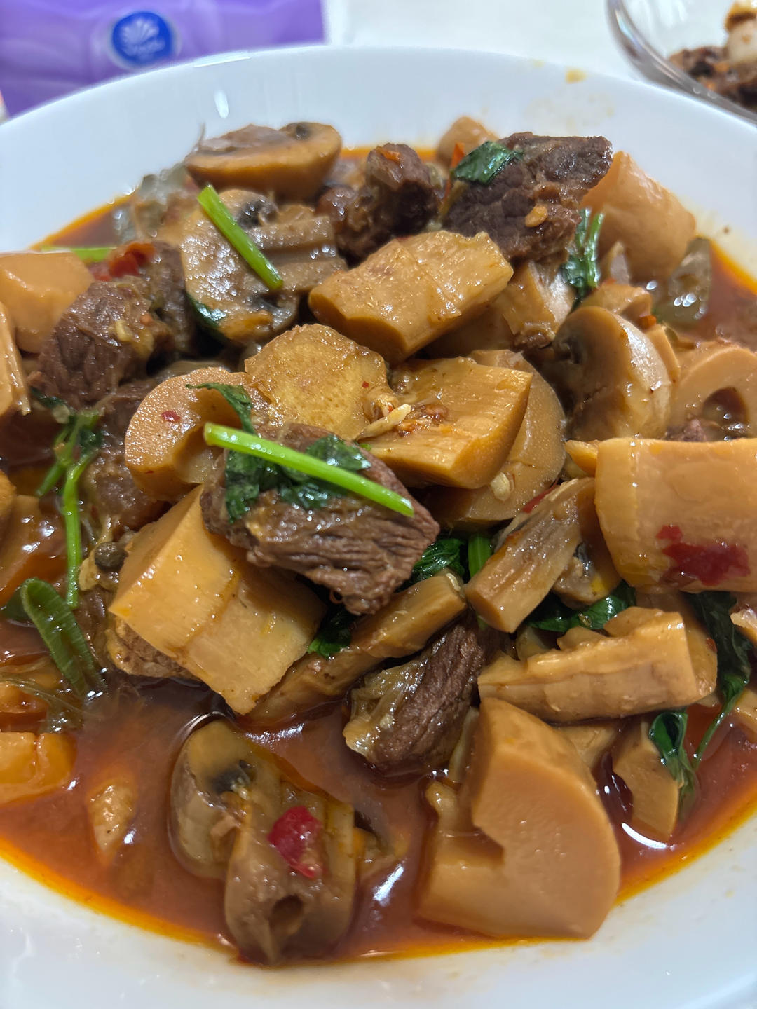 笋子烧牛肉（重口经典菜）