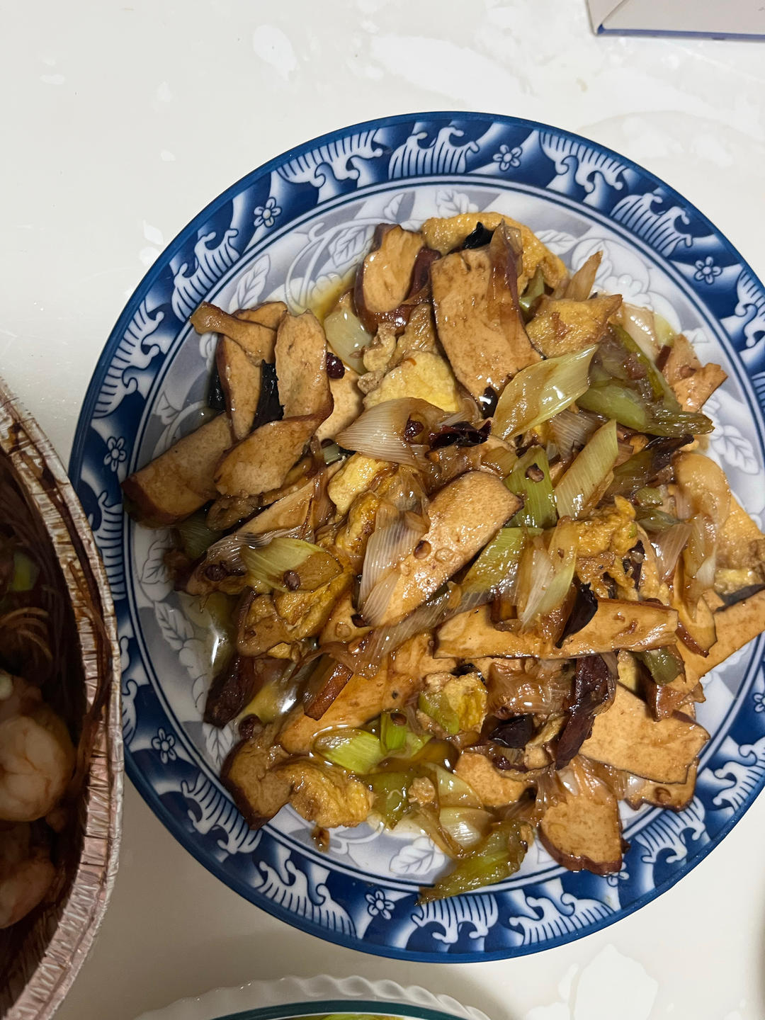 鸡蛋炒香干