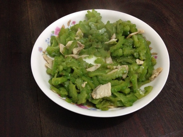 清炒苦瓜