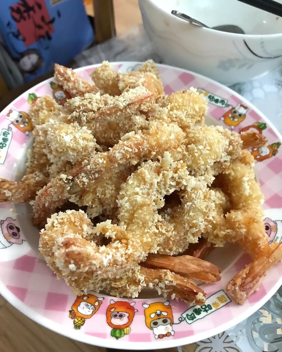 面包糠炸虾