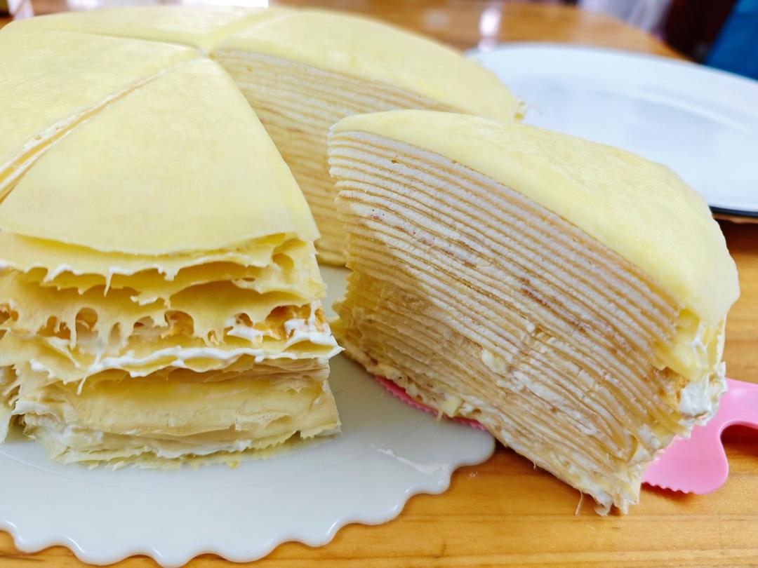 榴莲千层（超软糯蛋皮配方٩( ᐛ )و