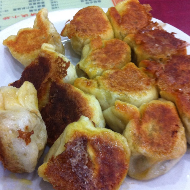 水煎饺子