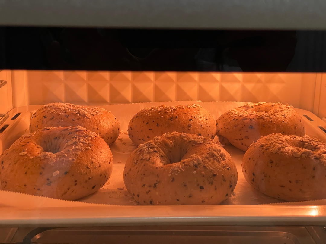 全麦贝果，低糖无油