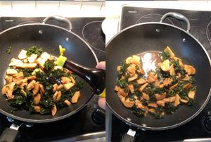 羽衣甘蓝Kale炒猴头菇           配土豆菜花泥的做法 步骤10