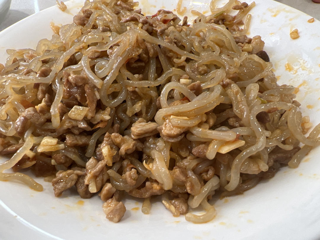 蚂蚁上树(肉末炒粉丝)超下饭‼️十分钟搞定