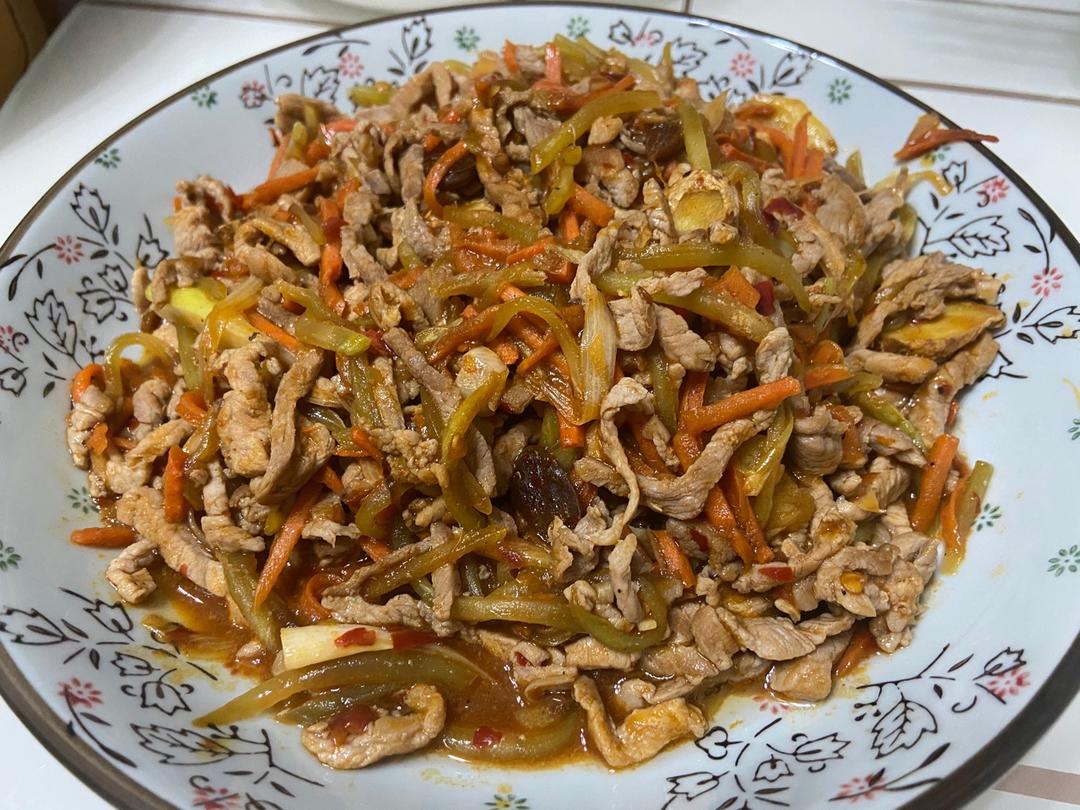 酸甜口鱼香肉丝