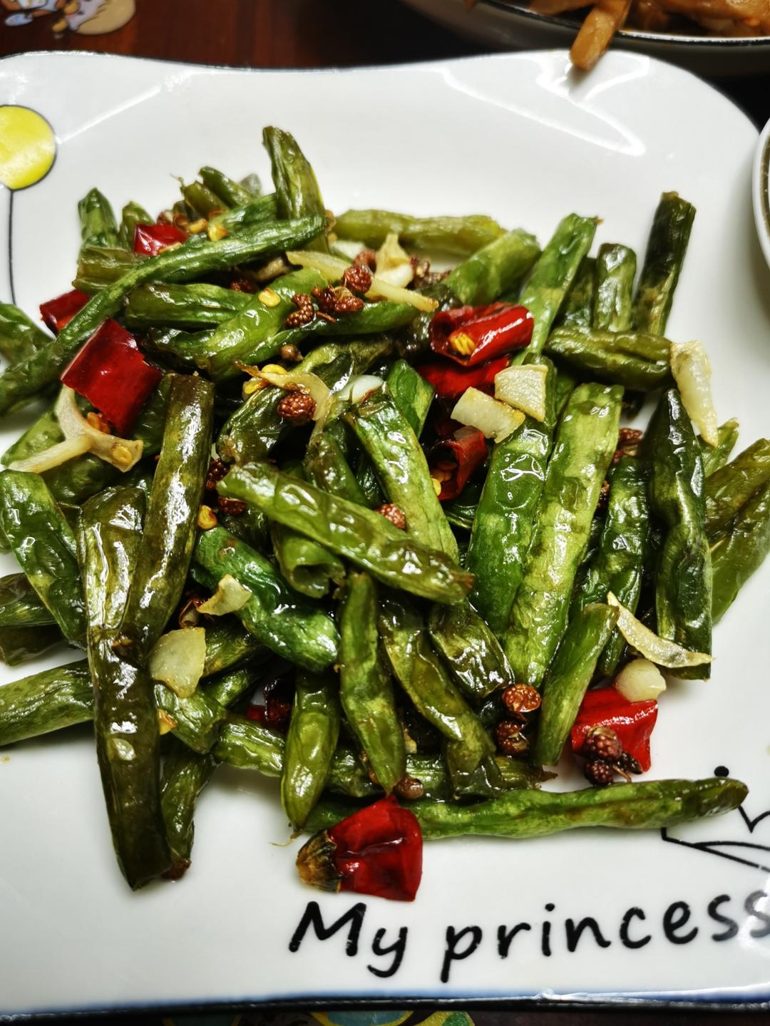 干煸四季豆（少油版）