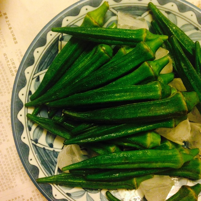 秋葵刺身