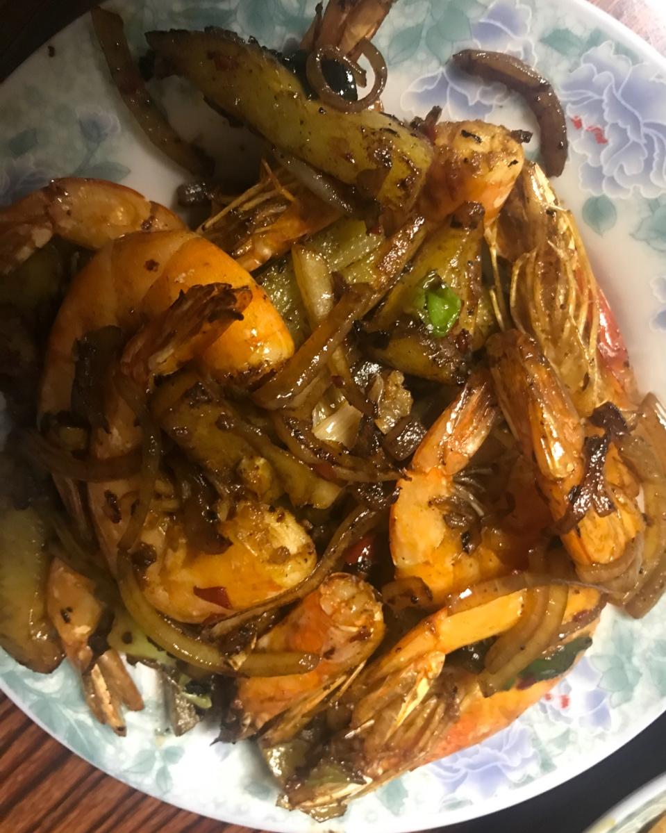 香辣干锅虾