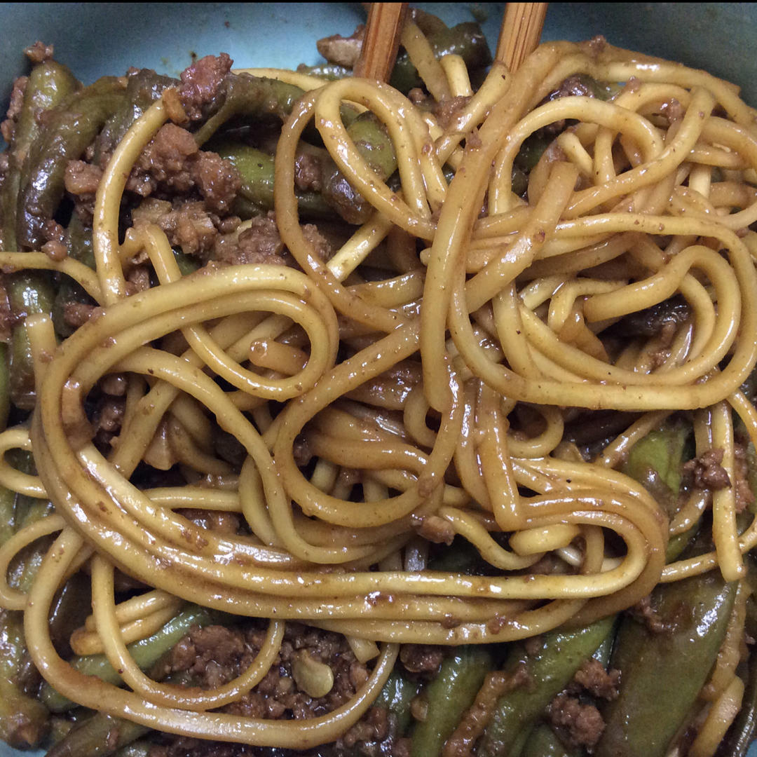 芸豆焖面（附万能的腌肉不老的办法）
