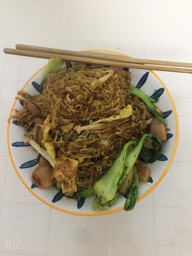 炒方便面￨幸福感爆棚
