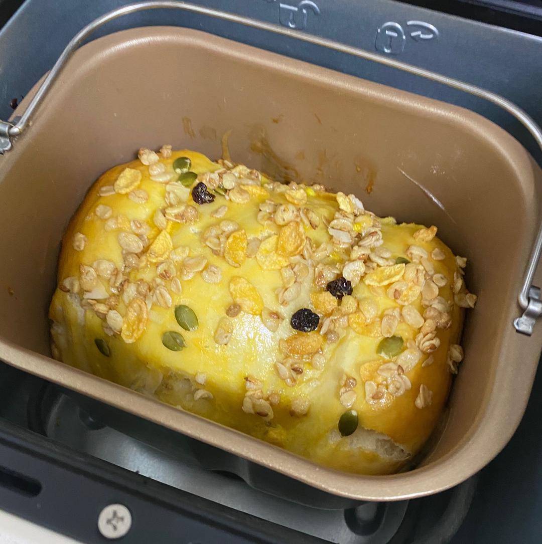 （面包机版）麦片吐司松软细腻回弹好