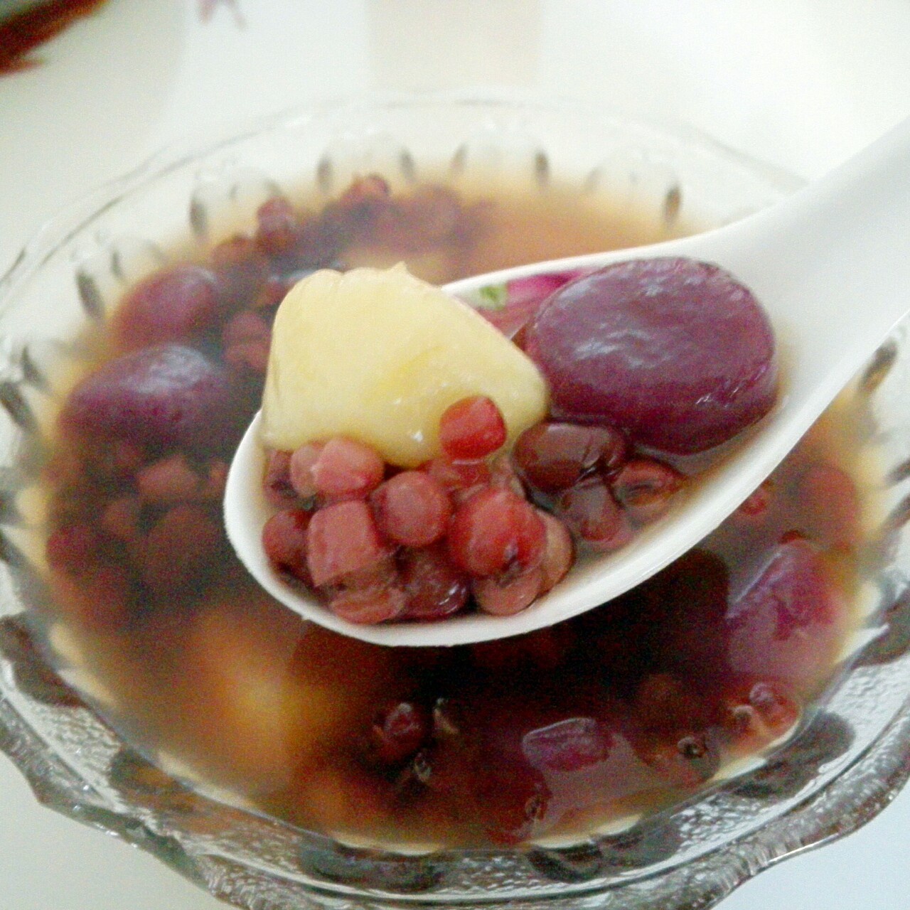 芋圆红豆汤