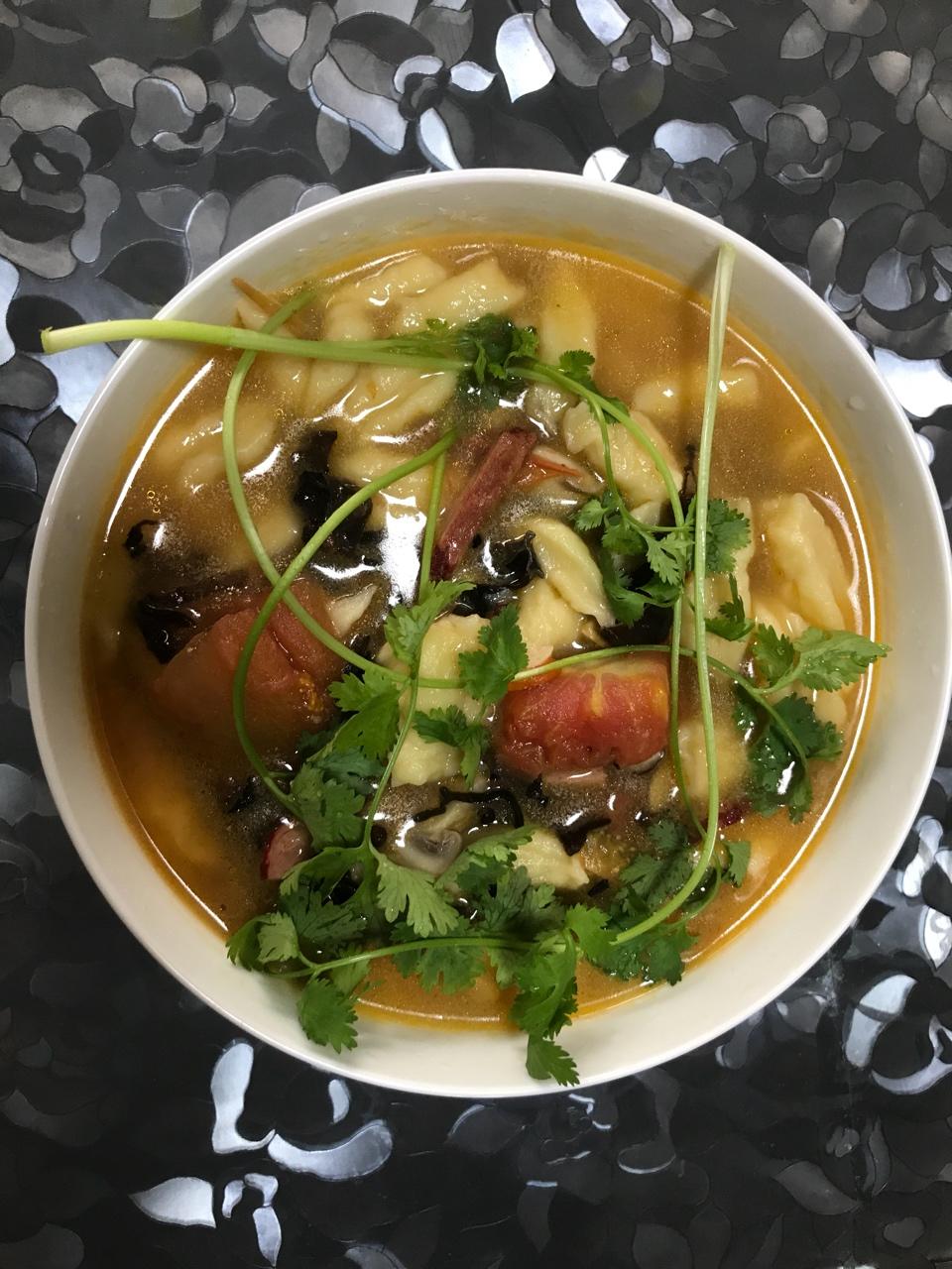 番茄鸡蛋疙瘩面