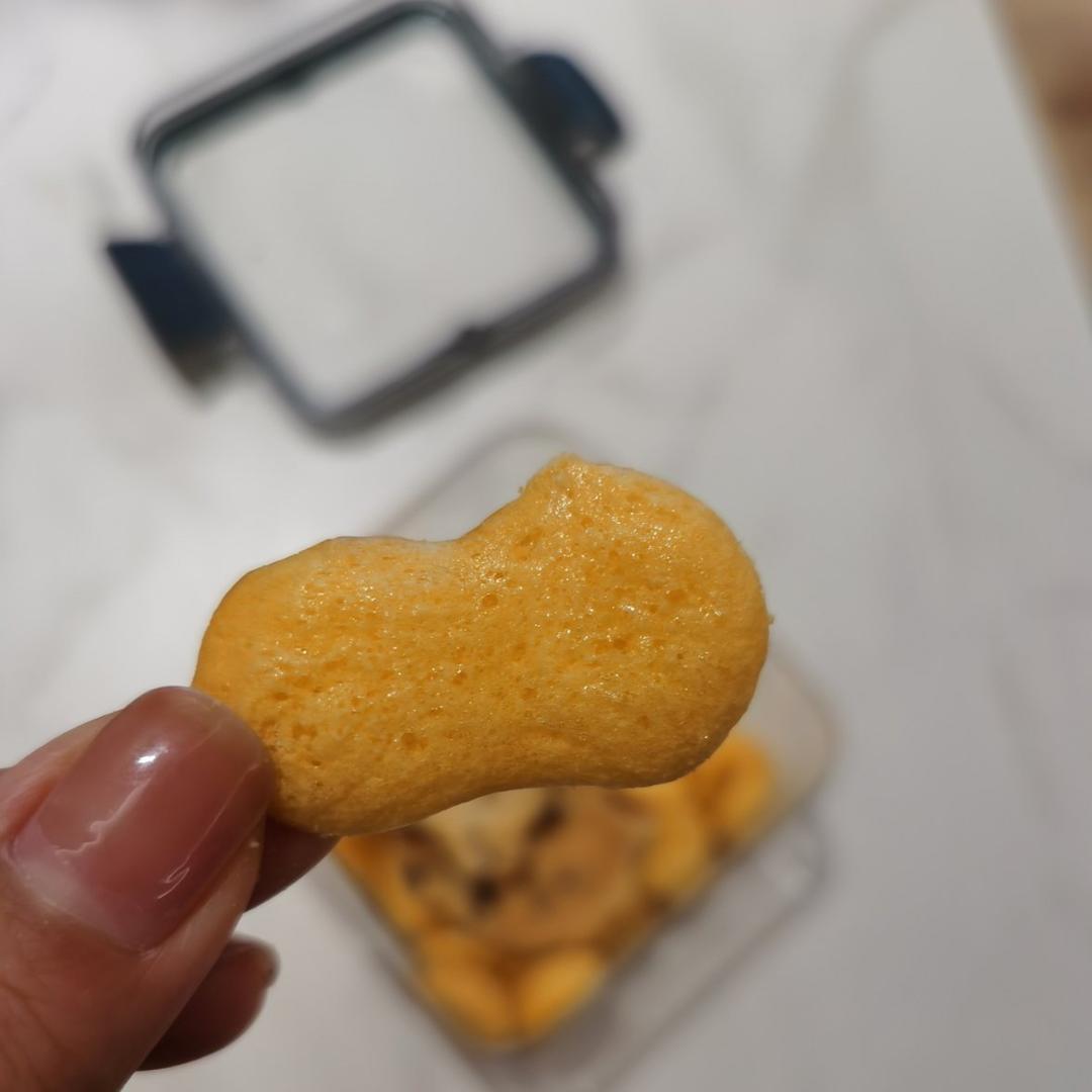 只有鸡蛋和奶粉的全蛋溶豆
