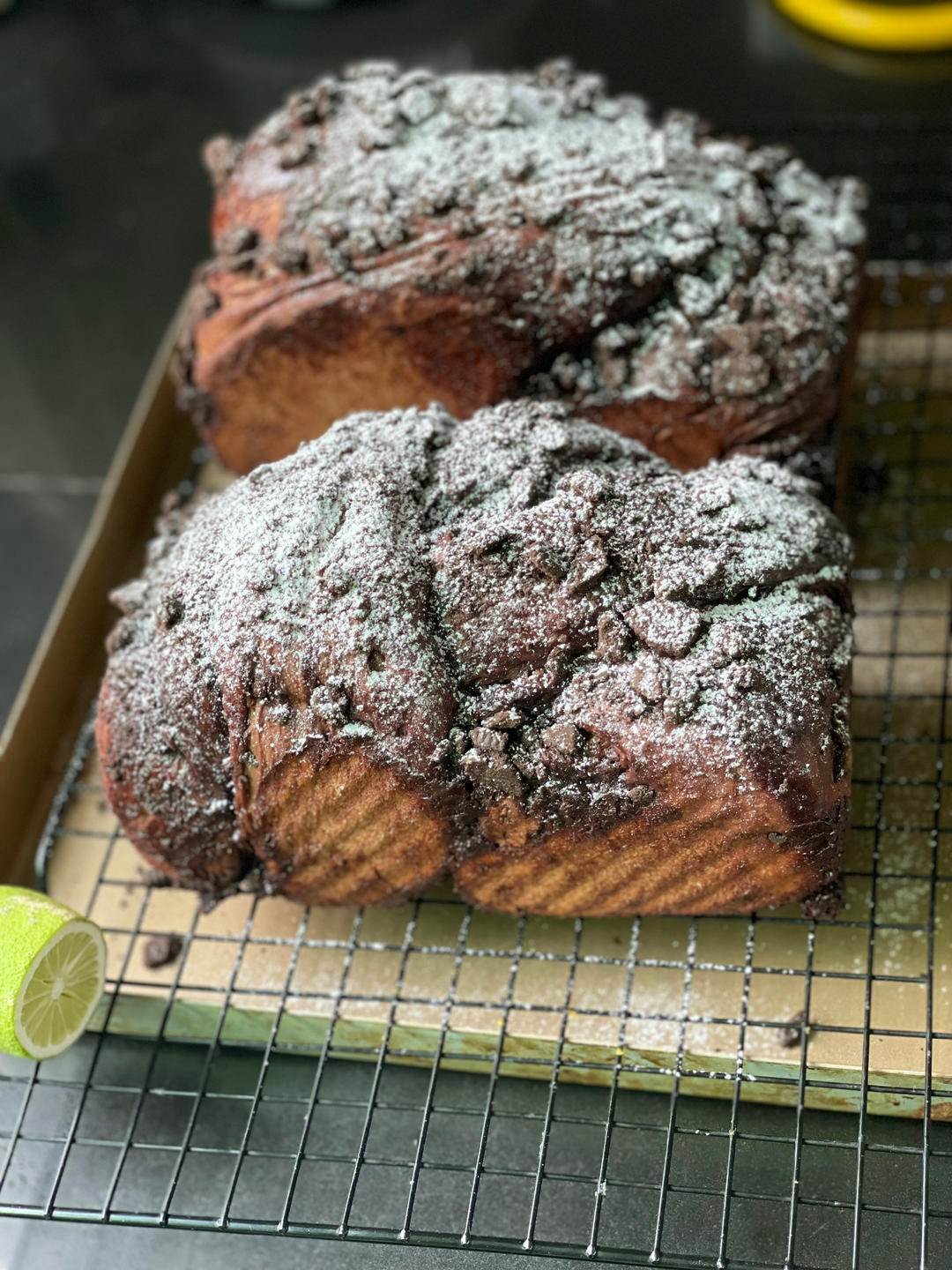 雪山巧克力吐司（巧克力奥利奥吐司面包）