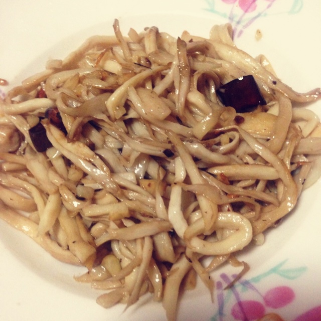干煸手撕杏鲍菇