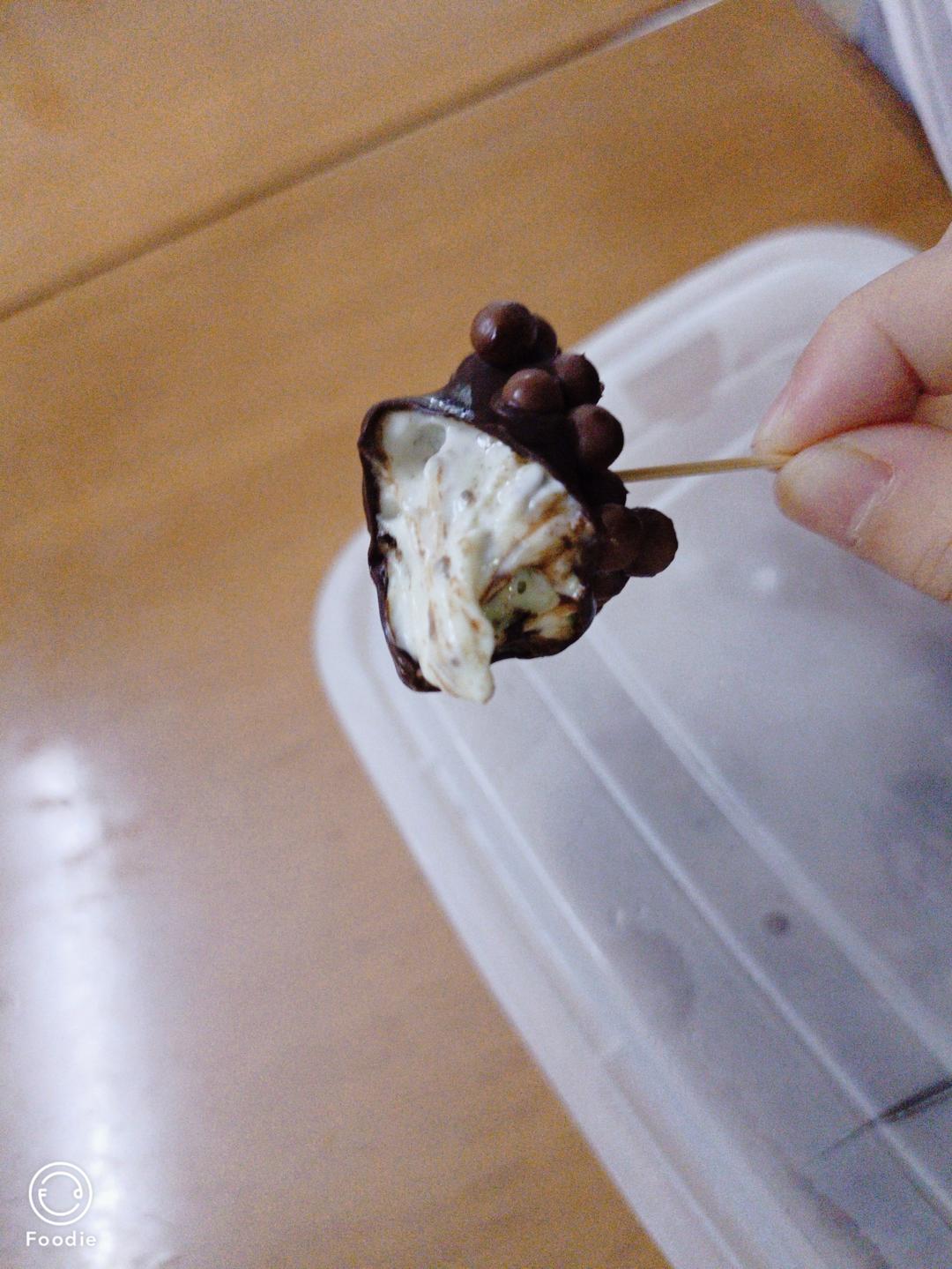 无需模具！奶香浓郁！脆皮奥利奥奶香雪糕🍦