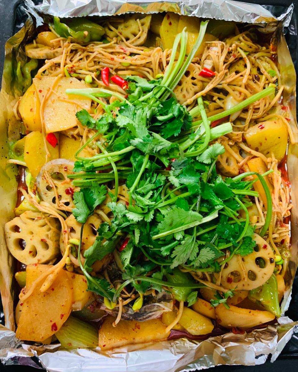 绝代双骄——双椒鲜辣烤鱼