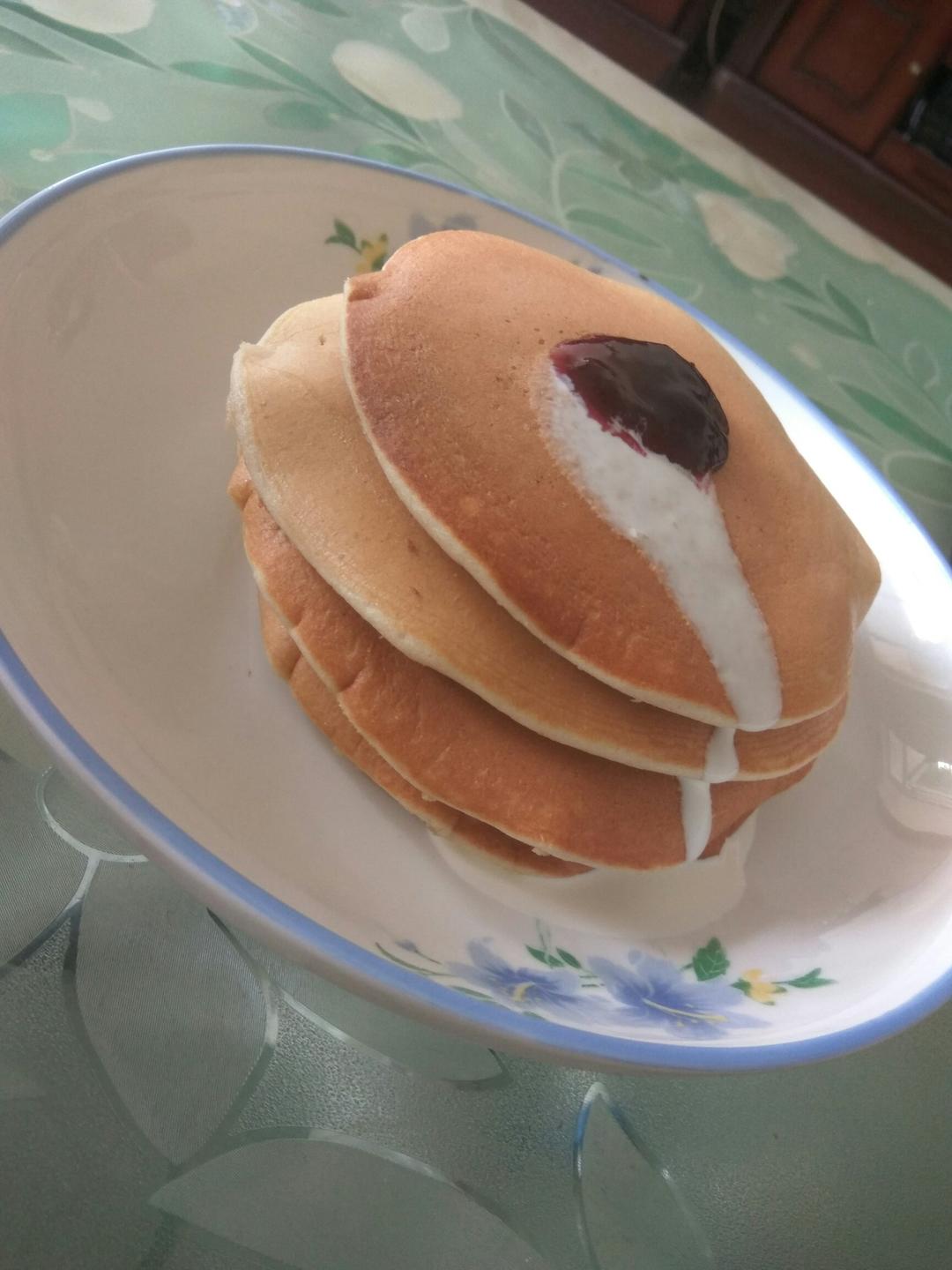 超级简单pancake【无黄油健康版】