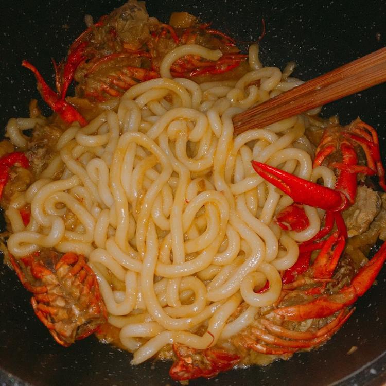 香辣小龙虾及龙虾面