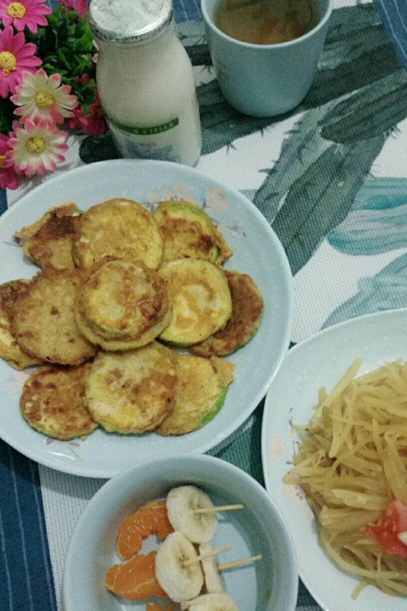 上学娃的快手早餐蛋皮蛋糕卷