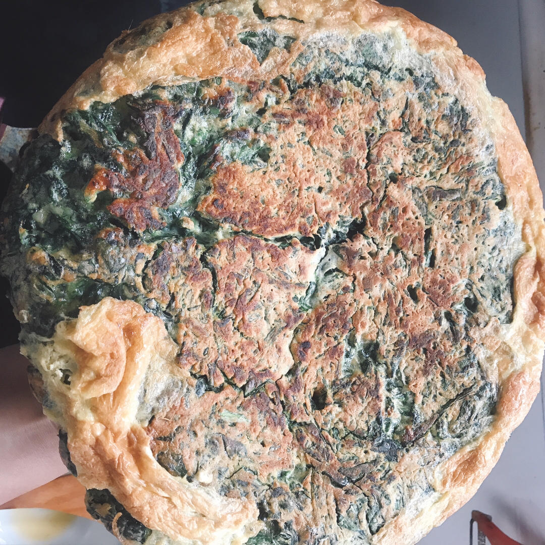 低脂菠菜蛋饼