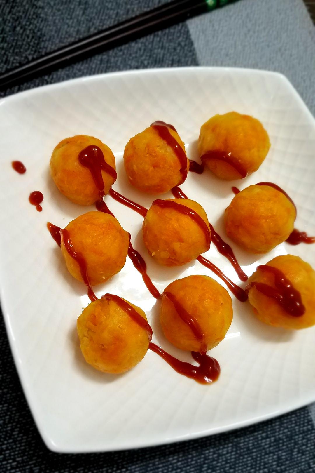 快手菜，土豆小丸子