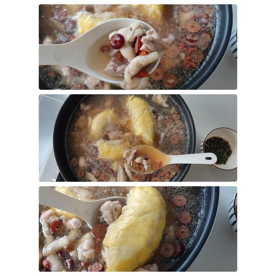 榴莲鸡煲