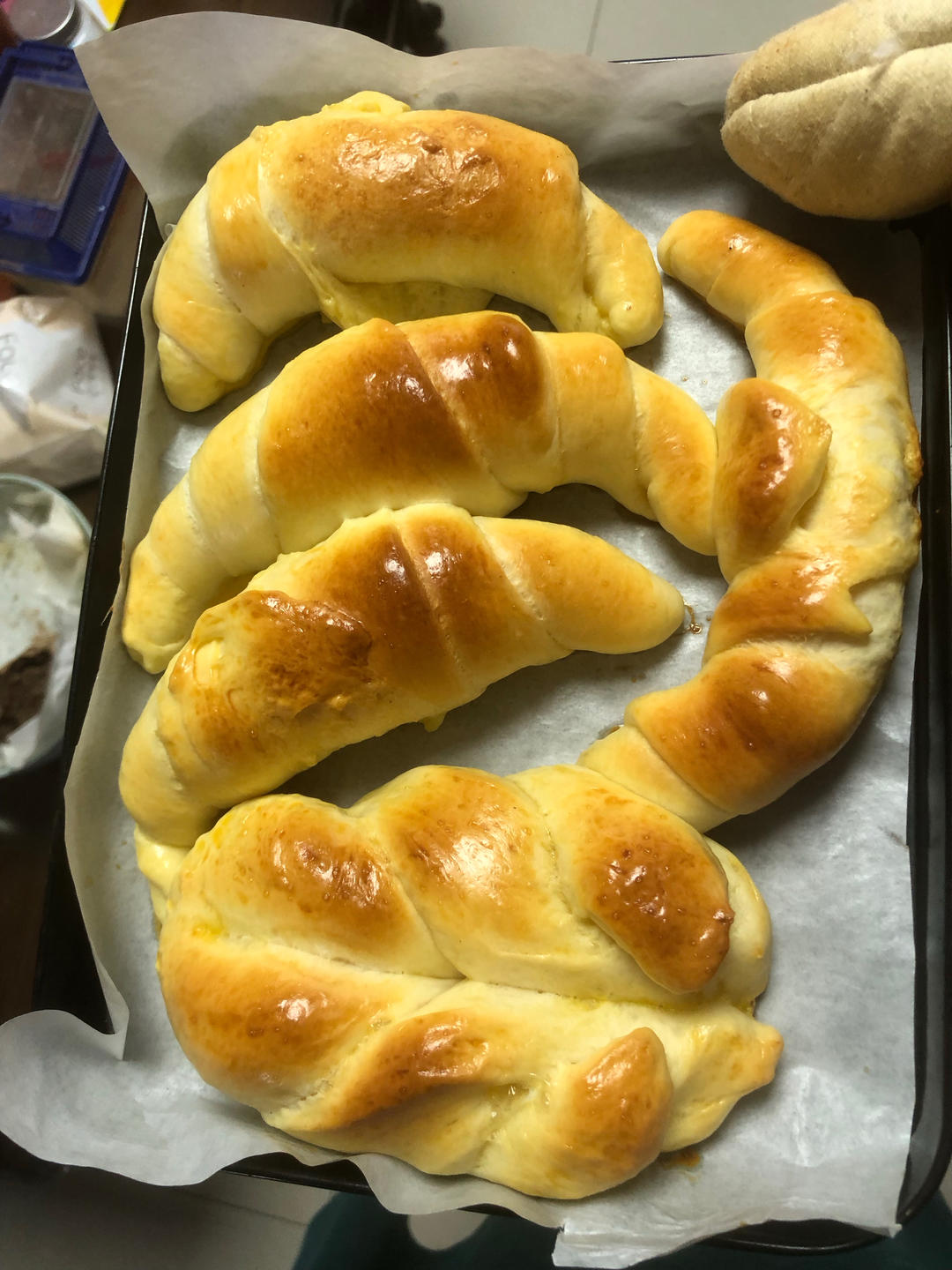 纯奶手撕吐司的做法 步骤1