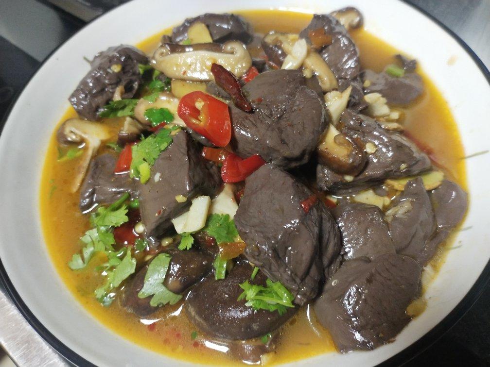 辣炒鸡血