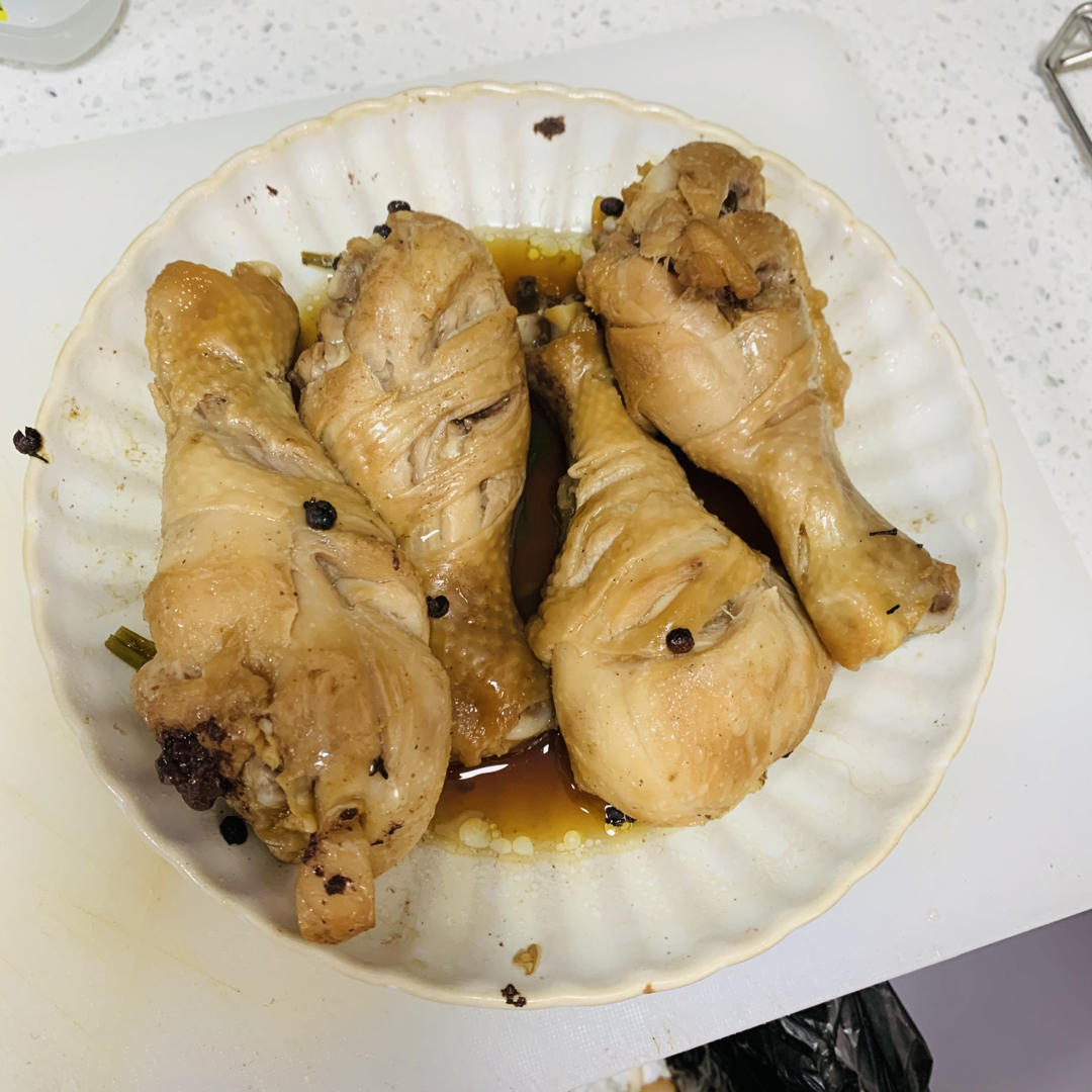 ㊙️不加一滴水不滴油，超好吃的椒盐蒸鸡腿
