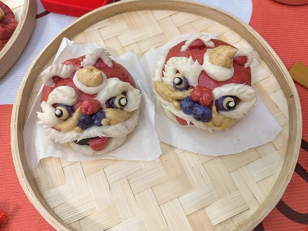 🧨潮·国粹｜萌·醒狮馒头